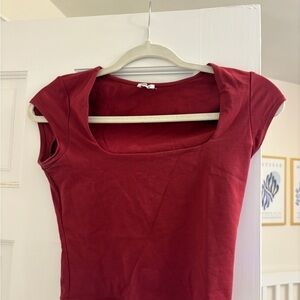 Garage Elegant Red Women's Top